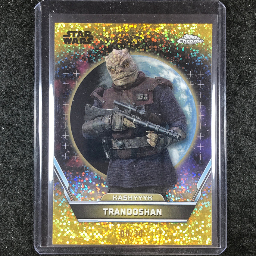2024 Stars Wars Hyperspace TRANDOSHAN Base Gold Galactic Dust 6/50