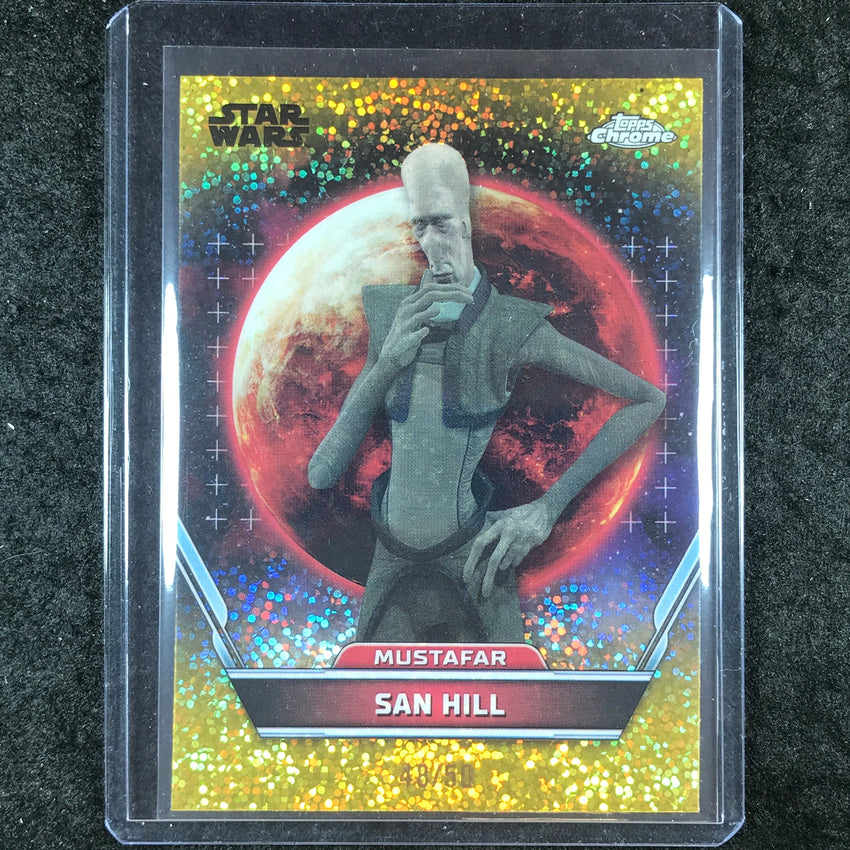 2024 Stars Wars Hyperspace SAN HILL Base Gold Galactic Dust 48/50