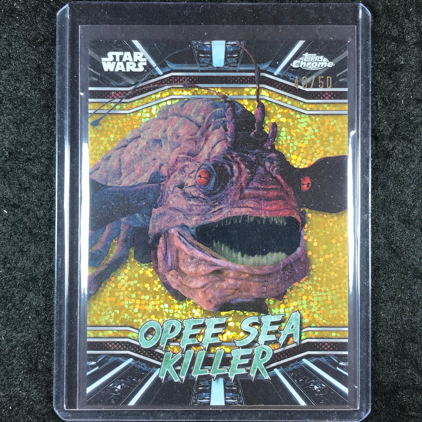 2024 Stars Wars Hyperspace OPEE SEA KILLER Always A Bigger Fish Gold Dust 49/50