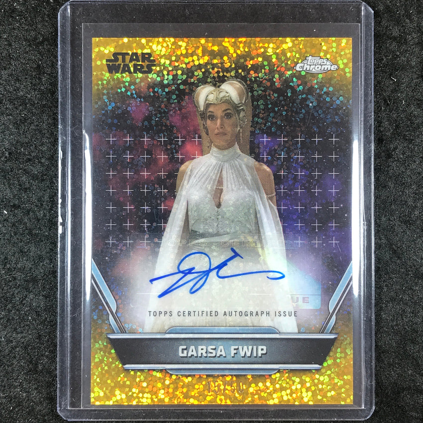 2024 Stars Wars Hyperspace JENNIFER BEALS GARSA FWIP Auto Gold Dust 15/50