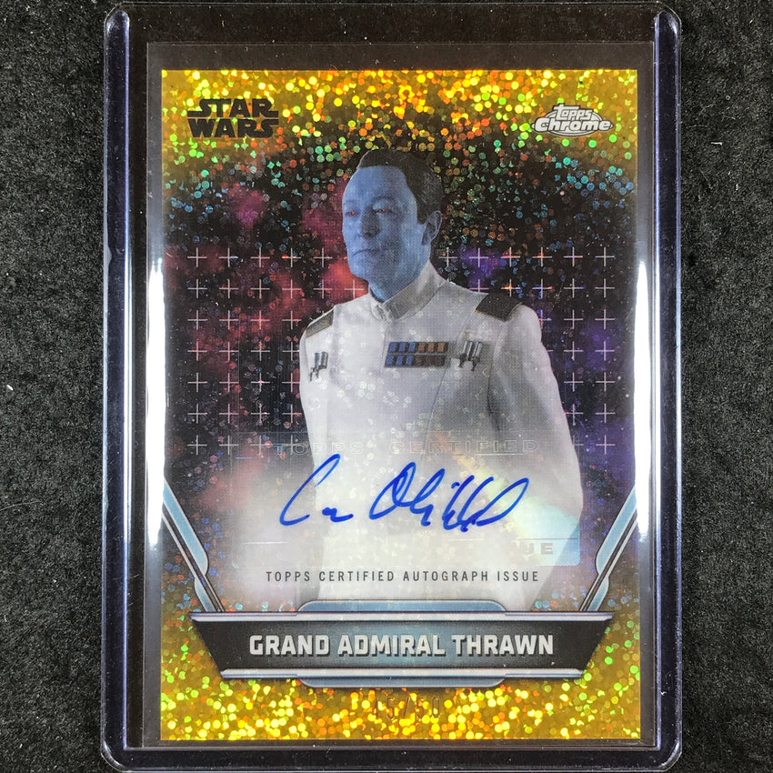 2024 Stars Wars Hyperspace LARS MIKKELSEN AMIRAL THRAWN Auto Gold Dust 45/50