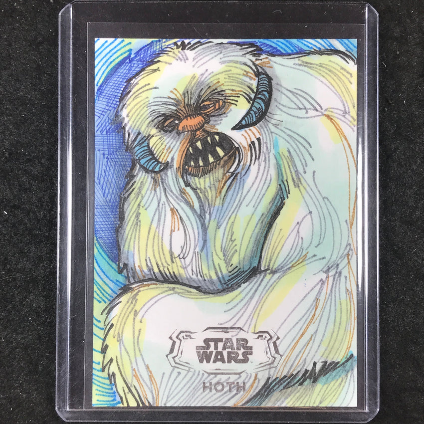 2024 Stars Wars Hyperspace WAMPA Artist Sketch 1/1 MICHAEL MASTERMAKER