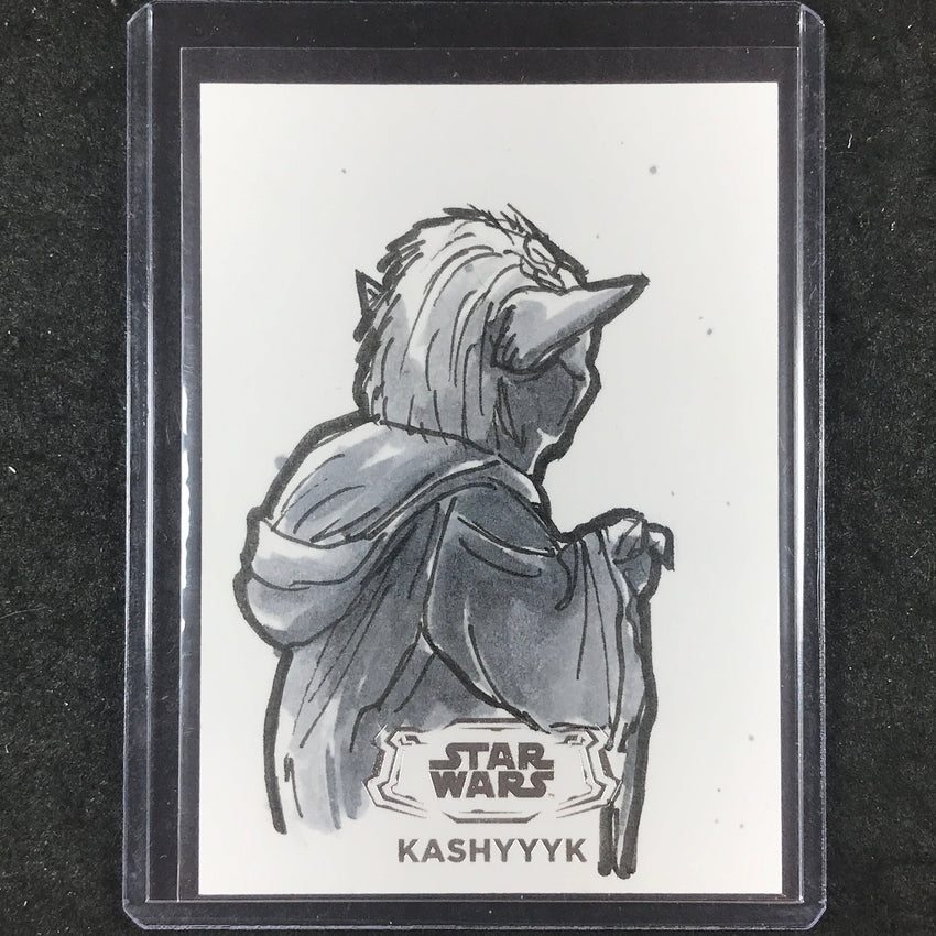 2024 Stars Wars Hyperspace YODA Artist Sketch 1/1