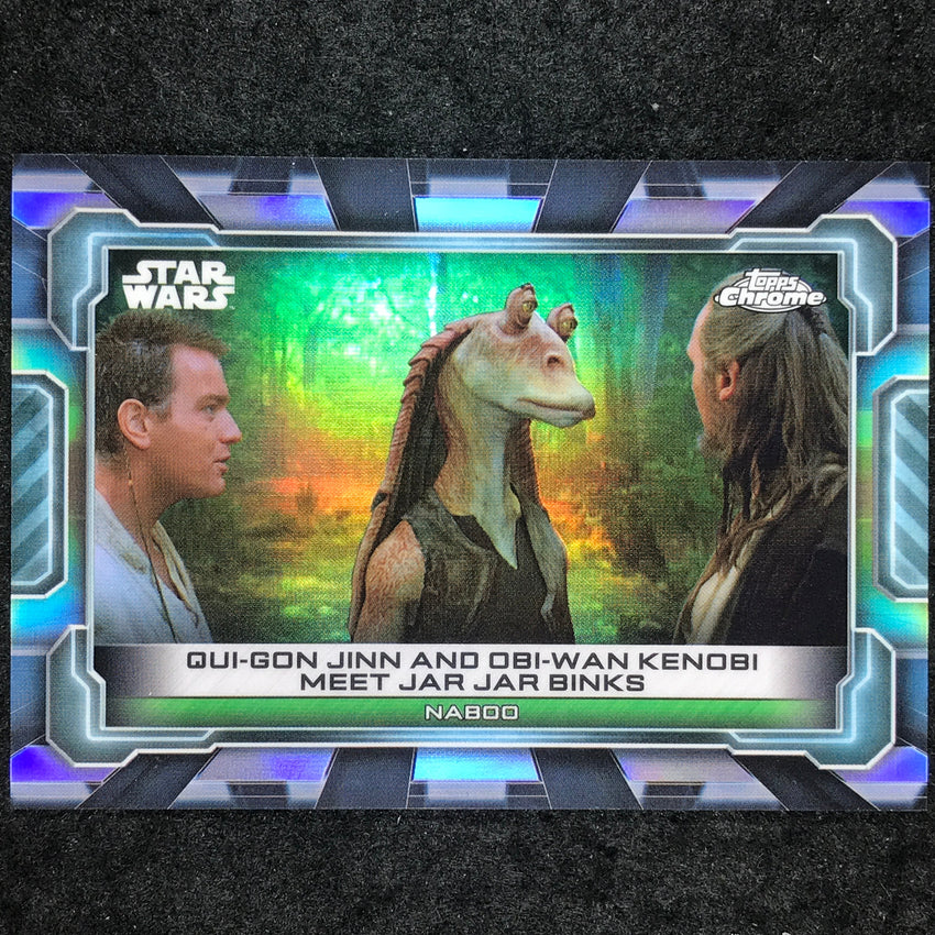 2024 Stars Wars Hyperspace QUI-GON OBI-WAN MEET JAR JAR Galactic Eras Base #16