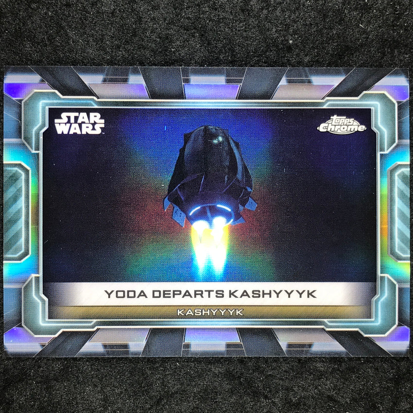 2024 Stars Wars Hyperspace YODA DEPARTS KASHYYYK Galactic Eras Base #21