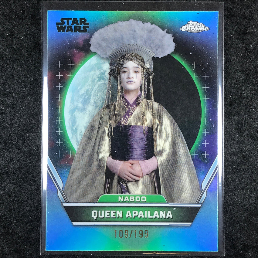 2024 Stars Wars Hyperspace QUEEN APALLANA Base Aqua /199 #13