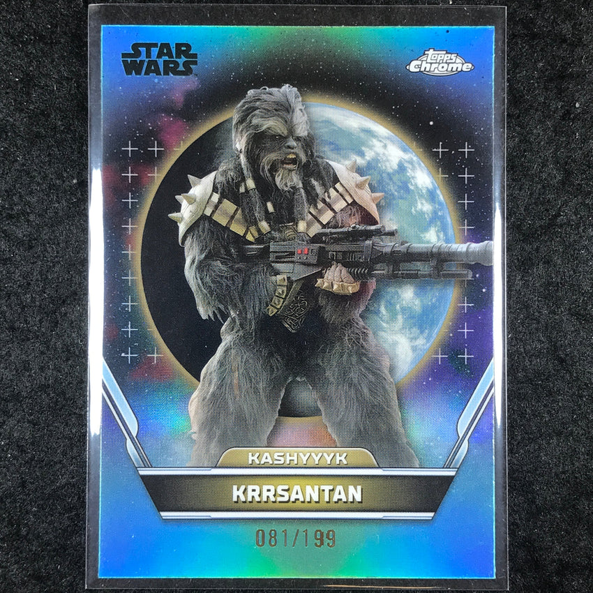2024 Stars Wars Hyperspace KRRSANTAN Base Aqua /199 #25