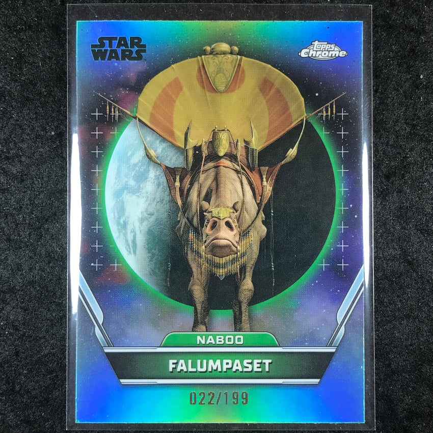 2024 Stars Wars Hyperspace FALUMPASET Base Aqua /199 #52