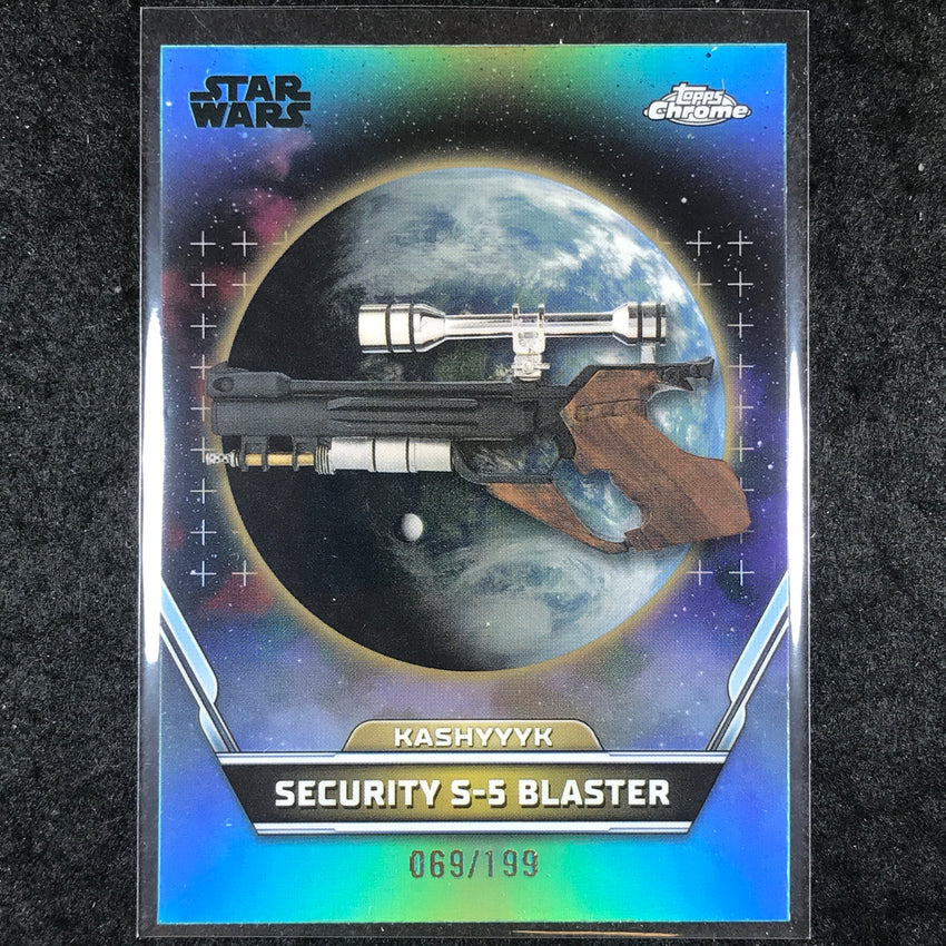 2024 Stars Wars Hyperspace SECURITY S-5 BLASTER Base Aqua /199 #54