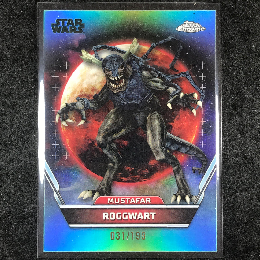 2024 Stars Wars Hyperspace ROGGWART Base Aqua /199 #61