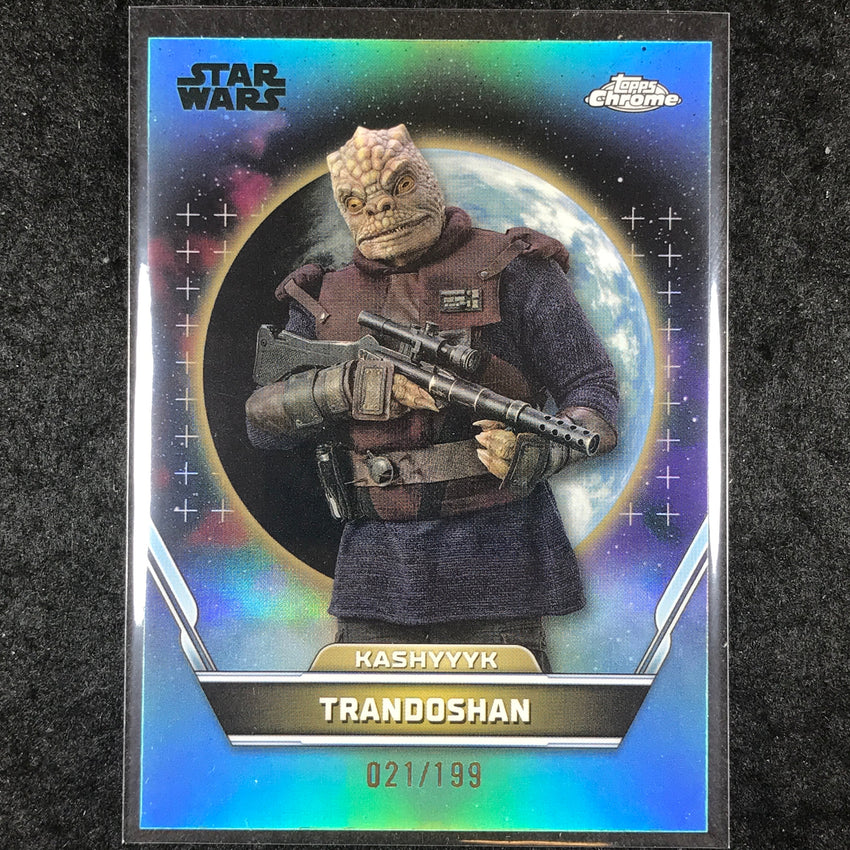 2024 Stars Wars Hyperspace TRANDOSHAN Base Aqua /199 #65