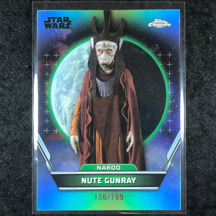 2024 Stars Wars Hyperspace NUTE GUNRAY Base Aqua /199 #71