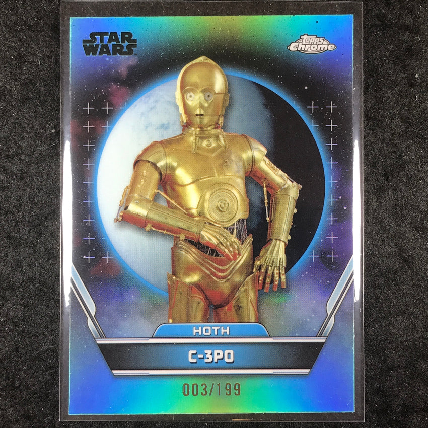 2024 Stars Wars Hyperspace C-3PO Base Aqua /199 #74