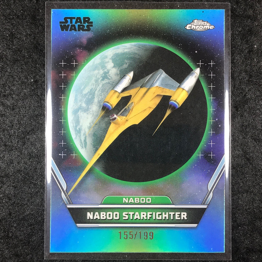 2024 Stars Wars Hyperspace NABOO STARFIGHTER Base Aqua /199 #78