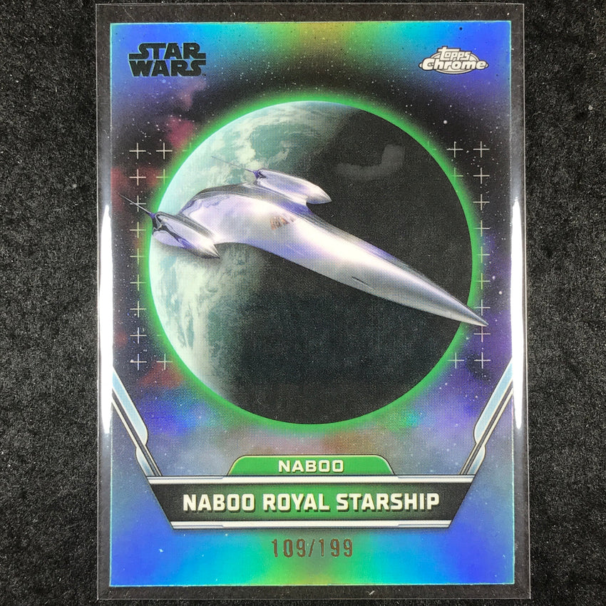 2024 Stars Wars Hyperspace NABOO ROYAL STARSHIP Base Aqua /199 #84