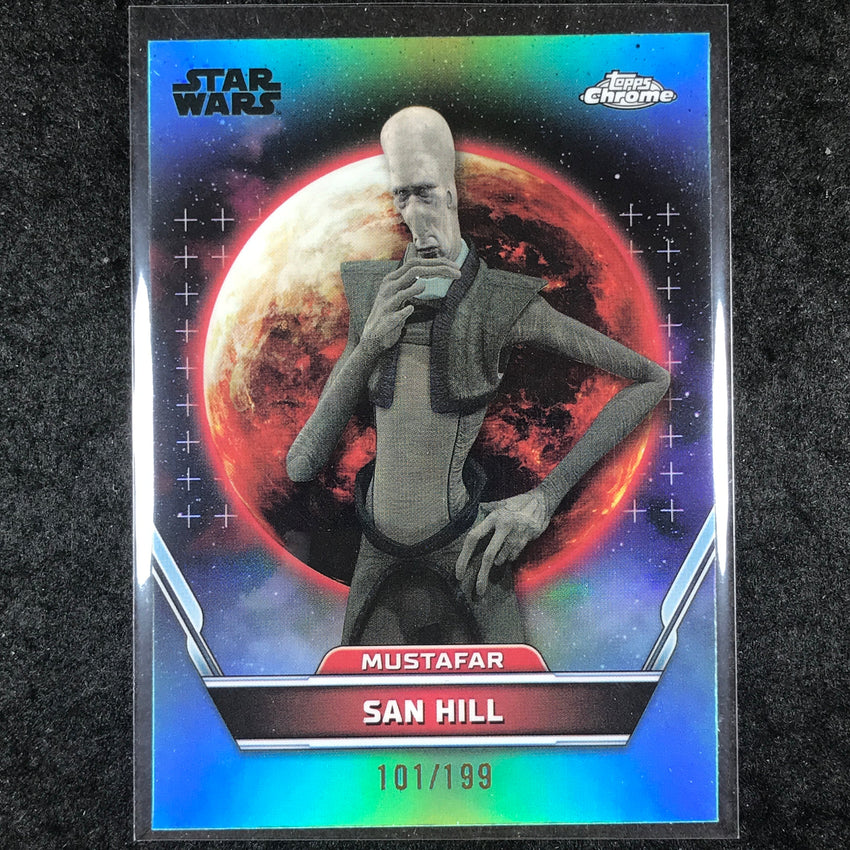 2024 Stars Wars Hyperspace SAN HILL Base Aqua /199 #85