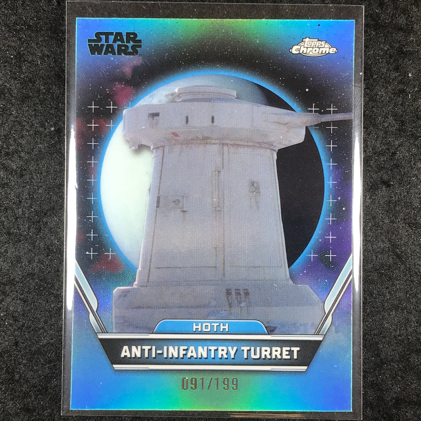 2024 Stars Wars Hyperspace ANTI-INFANTRY TURRET Base Aqua /199 #88