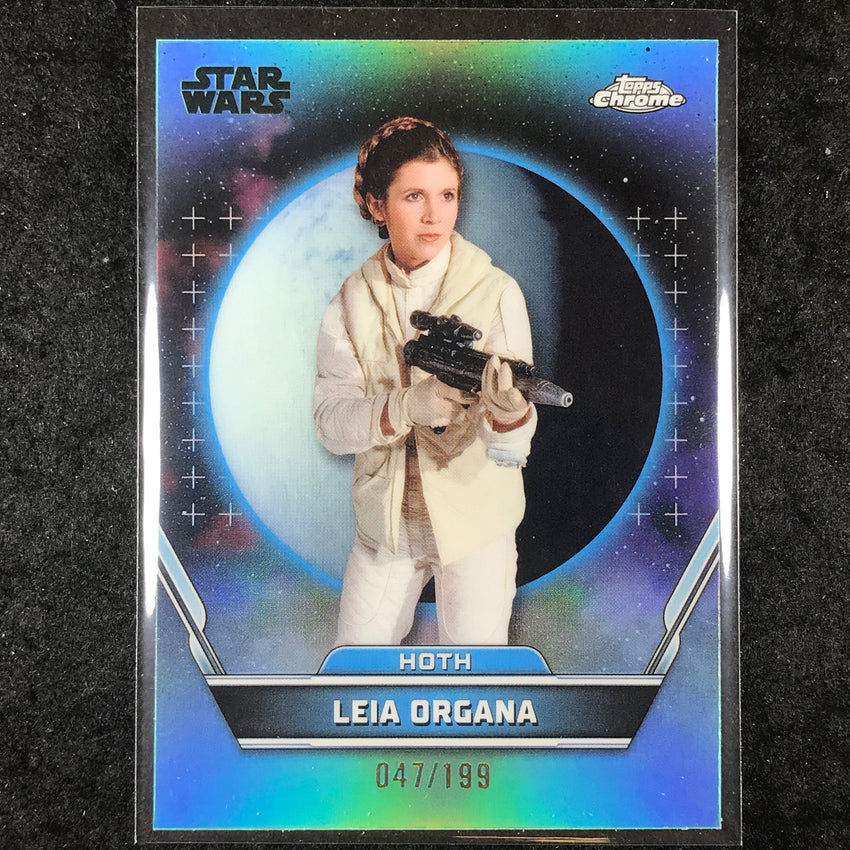 2024 Stars Wars Hyperspace LEIA ORGANA Base Aqua /199 #91