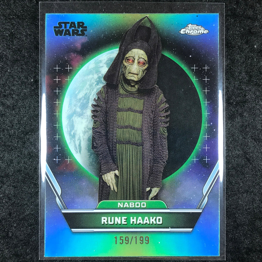 2024 Stars Wars Hyperspace RUNE HAAKO Base Aqua /199 #98