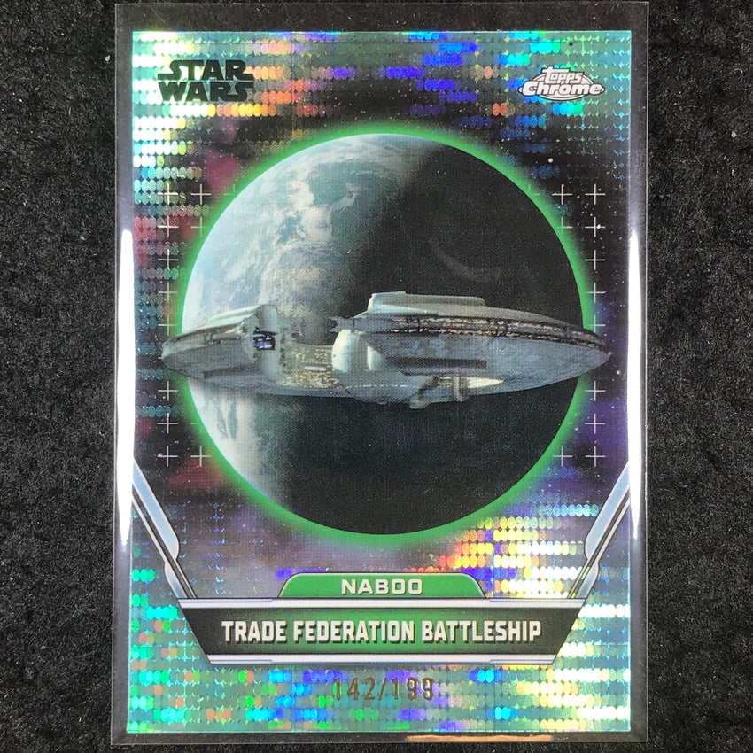2024 Stars Wars Hyperspace TRADE FEDERATION BATTLESHIP Base Aqua Sonar /199 #32