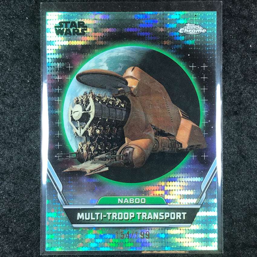 2024 Stars Wars Hyperspace MULTI-TROOP TRANSPORT Base Aqua Sonar /199 #48