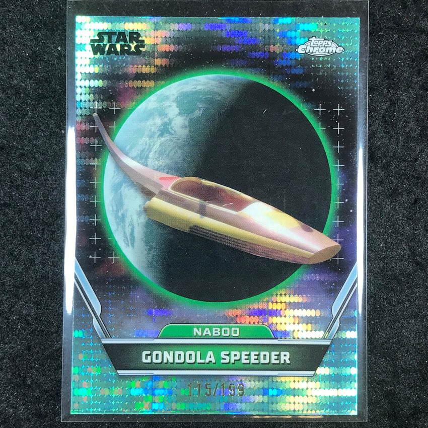 2024 Stars Wars Hyperspace GONDOLA SPEEDER Base Aqua Sonar /199 #66