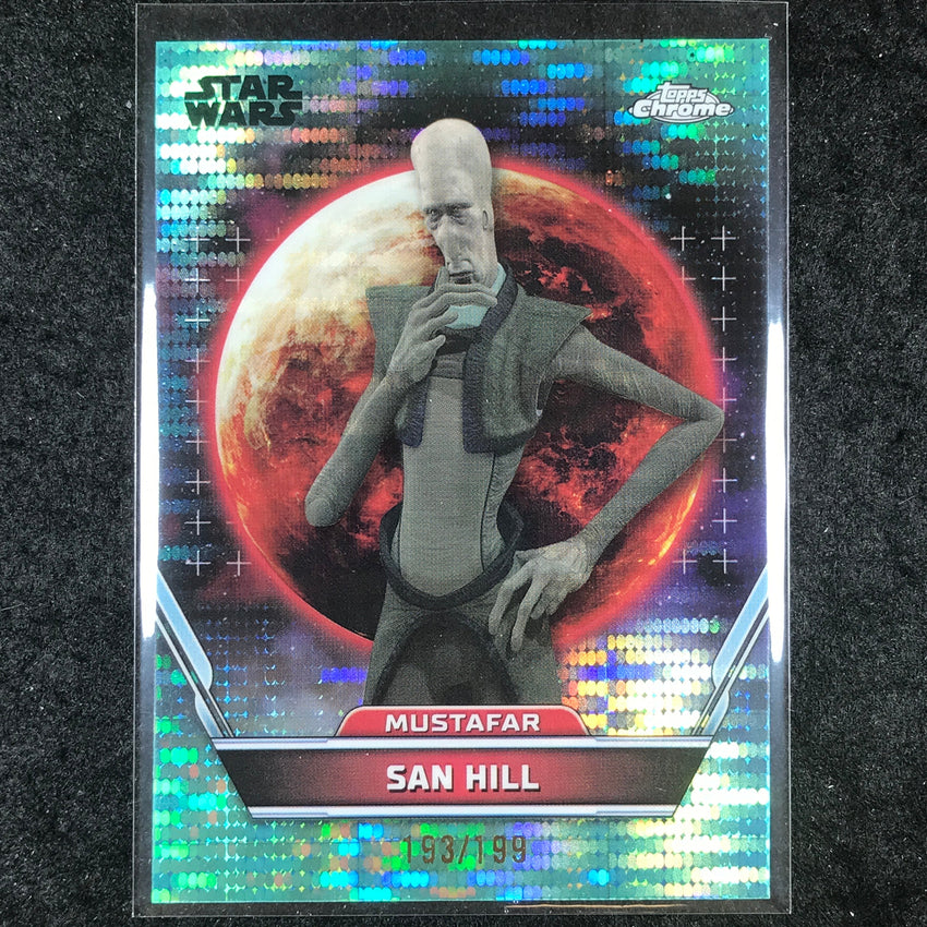 2024 Stars Wars Hyperspace SAN HILL Base Aqua Sonar /199 #85