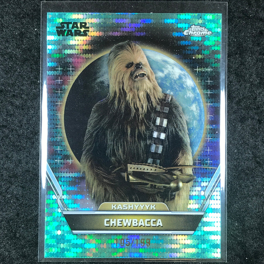 2024 Stars Wars Hyperspace CHEWBACCA Base Aqua Sonar /199 #95