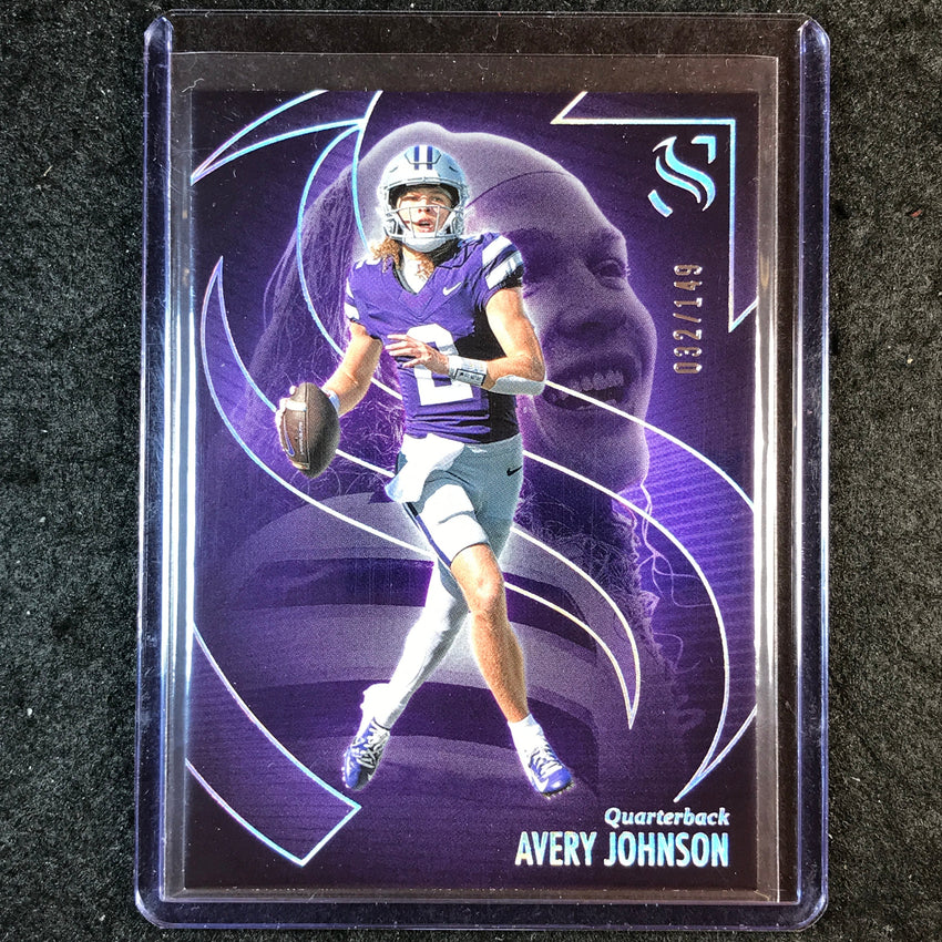 2025 Silhouette Football AVERY JOHNSON Base Holo Silver 32/149 #84