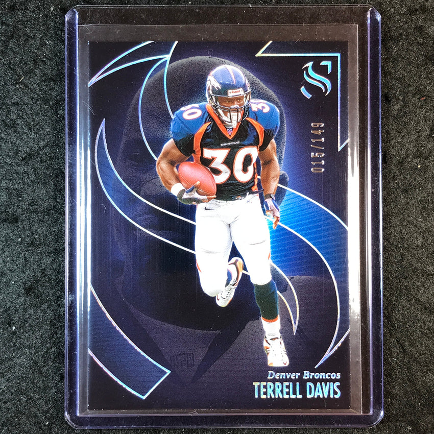 2025 Silhouette Football TERRELL DAVIS Base Holo Silver 15/149 #93