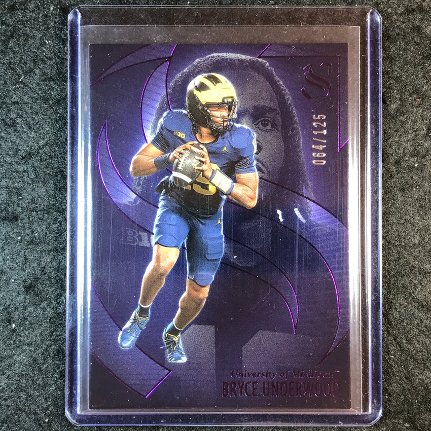 2025 Silhouette Football BRUCE UNDERWOOD Base Purple 64/125 #2