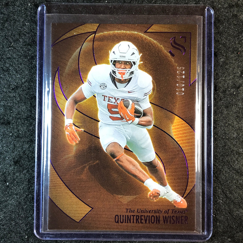 2025 Silhouette Football QUINTREVION WISNER Base Purple 10/125 #34