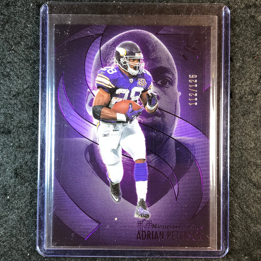 2025 Silhouette Football ADRIAN PETERSON Base Purple 112/125 #45