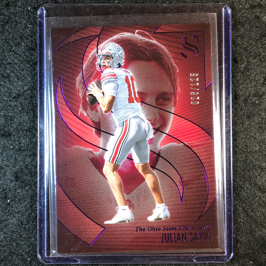 2025 Silhouette Football JULIAN SAYIN Base Purple 26/125 #81