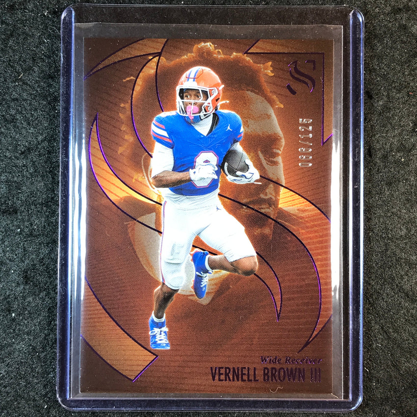 2025 Silhouette Football VERNELL BROWN III Base Purple 66/125 #85