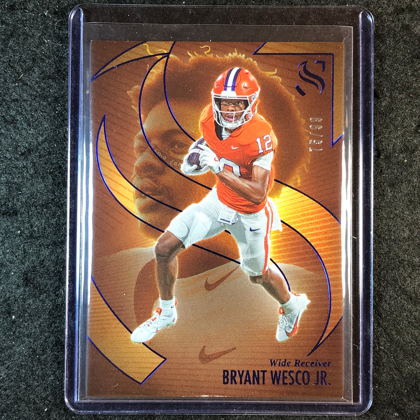 2025 Silhouette Football BRYANT WESCO JR. Base Blue 75/99 #3