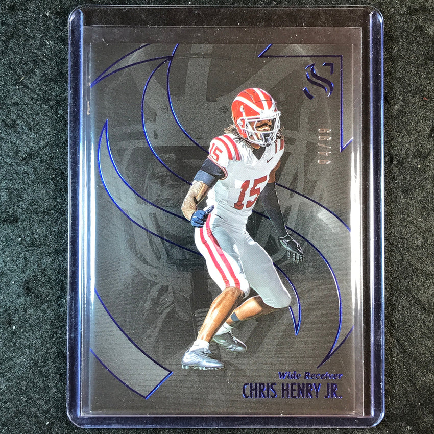 2025 Silhouette Football CHRIS HENRY JR. Base Blue 94/99 #20