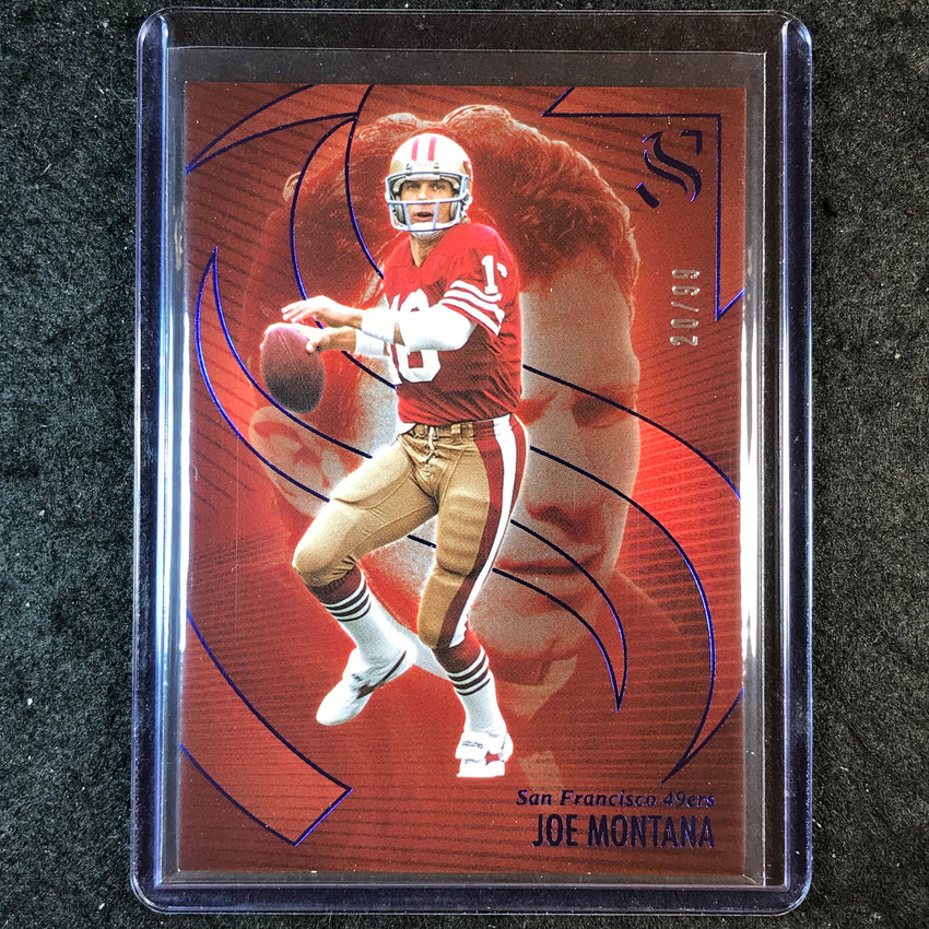 2025 Silhouette Football JOE MONTANA Base Blue 20/99 #53