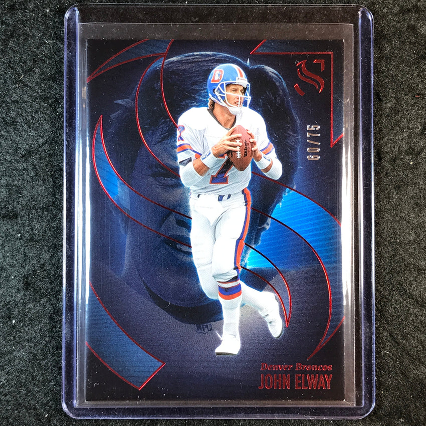2025 Silhouette Football JOHN ELWAY Base Red 60/75 #54