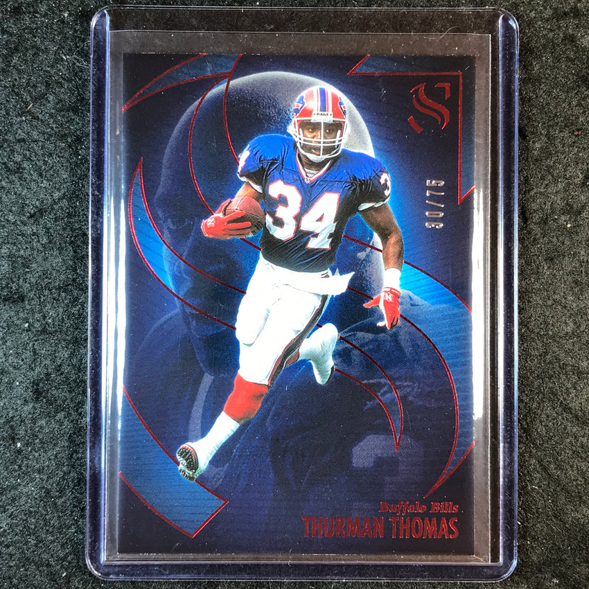 2025 Silhouette Football THURMAN THOMAS Base Red 30/75 #73