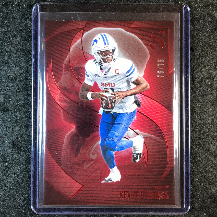 2025 Silhouette Football KEVIN JENNINGS Base Red 75/75 #83