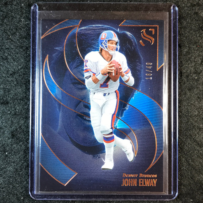 2025 Silhouette Football JOHN ELWAY Base Bronze 18/49 #54