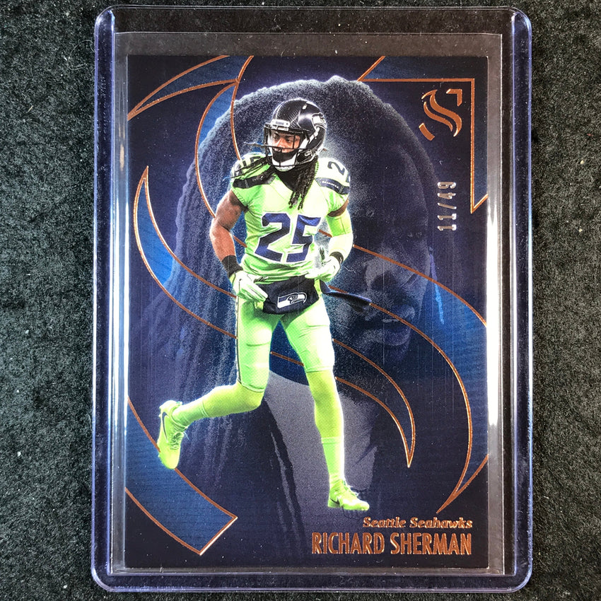 2025 Silhouette Football RICHARD SHERMAN Base Bronze 11/49 #92