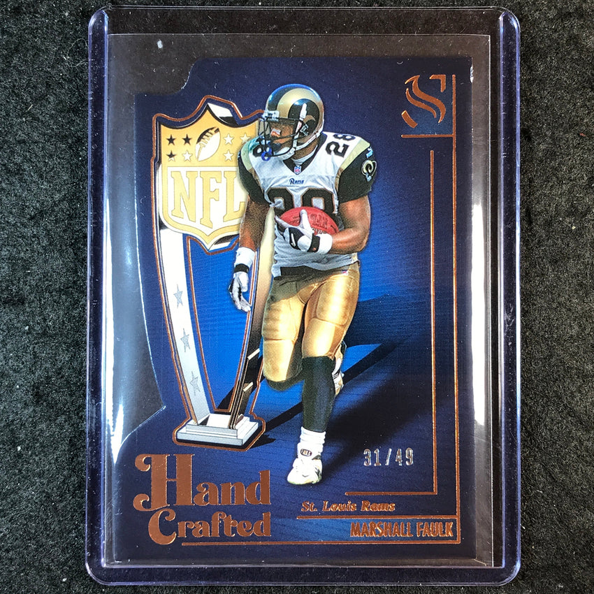 2025 Silhouette Football MARSHALL FAULK Hand Crafted MVP Bronze 31/49 #5