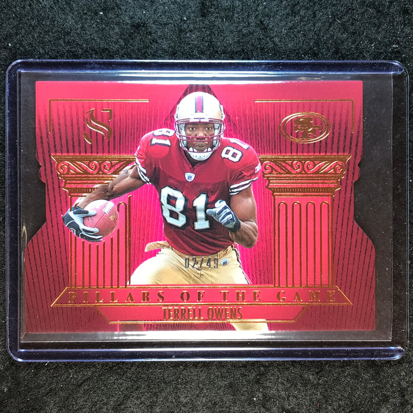 2025 Silhouette Football TERRELL OWENS Pillars of the Game Bronze 2/49 #20