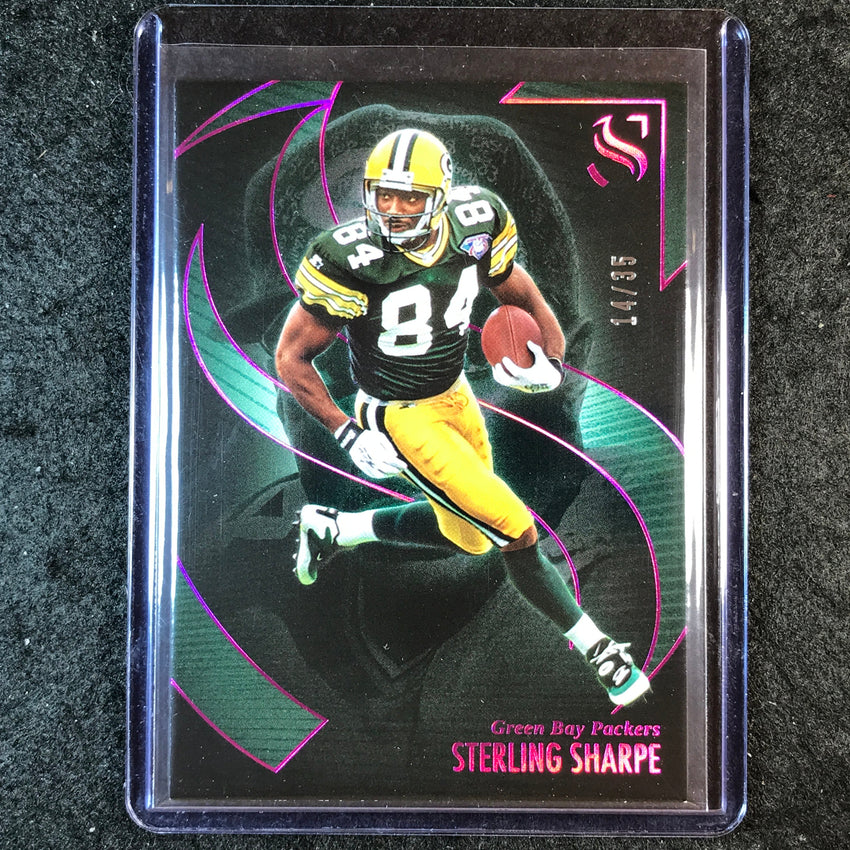 2025 Silhouette Football STERLING SHARPE Base Pink 14/35 #42