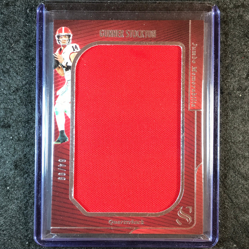 2025 Silhouette Football GUNNER STOCKTON Jumbo Memorabilia Jersey Relic 84/99