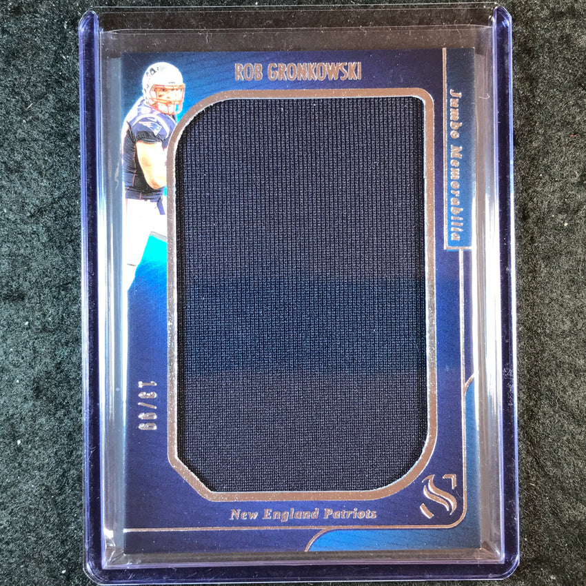 2025 Silhouette Football ROB GRONKOWSKI Jumbo Memorabilia Jersey Relic 13/99