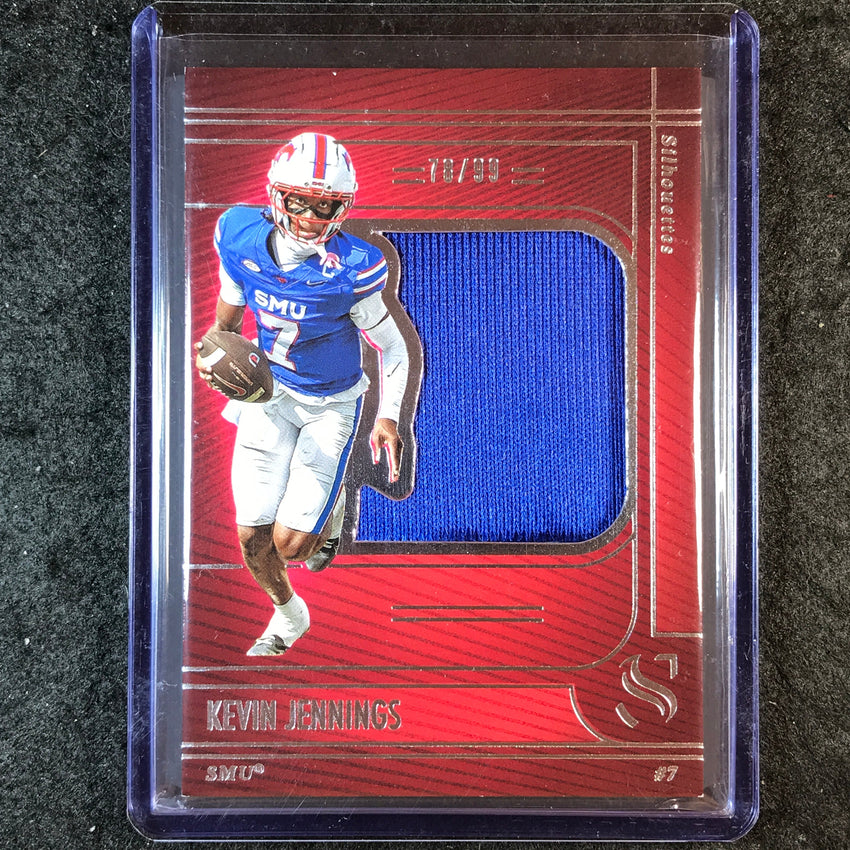2025 Silhouette Football KEVIN JENNINGS Silhouettes Jersey Relic 78/99