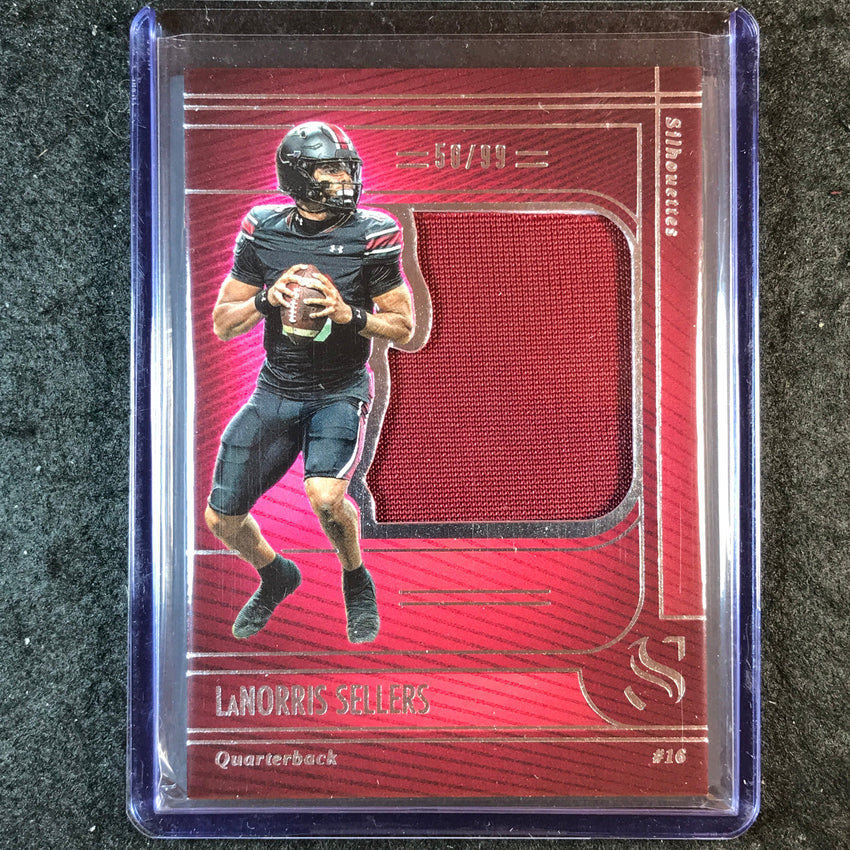 2025 Silhouette Football LANORRIS SELLERS Silhouettes Jersey Relic 50/99